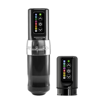 Macchina Per Tatuaggi Wireless FK Irons Spektra Flux con PowerBolt addizionale - Chromium Macchina Per Tatuaggi Wireless FK Irons Spektra Flux con PowerBolt addizionale - Chromium