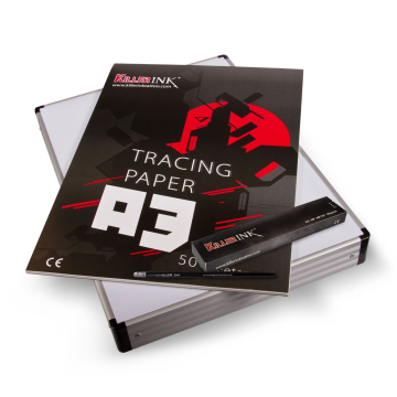 Set da Artista - Tavola Luminosa + Carta Trasparente per Tracciare + Matite