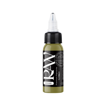 Inchiostro per tatuaggi Raw Pigments Platinum - Avocado - 30ml