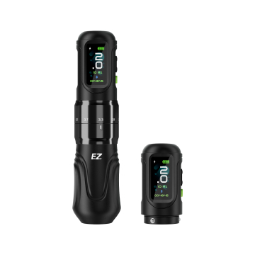 Penna per tatuaggi wireless EZ P6 con batteria aggiuntiva - Black