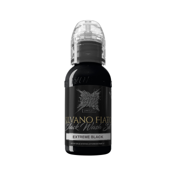 Inchiostro Per Tatuaggi World Famous Limitless - Silvano Fiato - Extreme Black - 30 ml