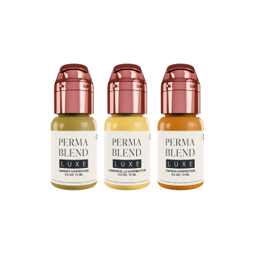 Inchiostro Perma Blend Luxe PMU - Mini set Rescue - 3x 15 ml