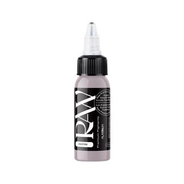 Raw Pigments Platinum - Inchiostro per Tatuaggi Martini - 30ml