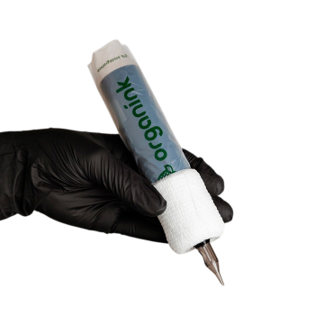 Confezione da 100 bustine protettive ecologiche per penna Organink - Colore bianco