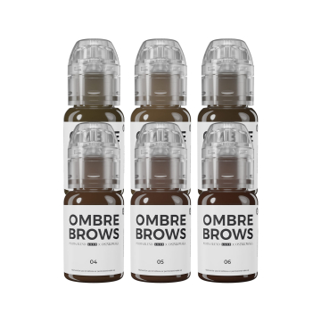 Inchiostri PMU Perma Blend Luxe - Set Ombre Brows Paulina Osinkowska - 6x 15 ml
 Inchiostri PMU Perma Blend Luxe - Set Ombre Brows Paulina Osinkowska - 6x 15 ml