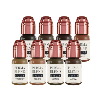 Inchiostro Perma Blend Luxe PMU - Brow-Chicka Wow Wow Set - 8x15ml Inchiostro Perma Blend Luxe PMU - Brow-Chicka Wow Wow Set - 8x15ml