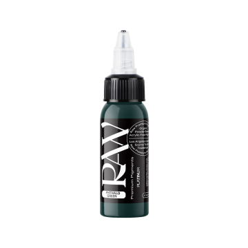 Raw Pigments Platinum - Inchiostro per Tatuaggi Phthalo Green - 30ml