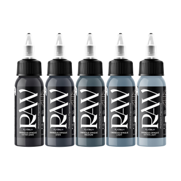 Set Raw Ink - Ominous Opaques - 5x30ml (1oz)