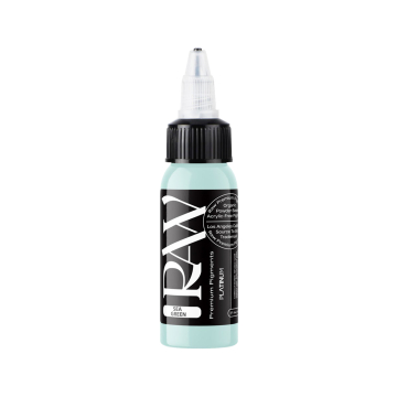 Raw Pigments Platinum - Inchiostro per Tatuaggi Sea Green - 30ml
