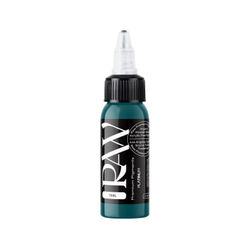 Raw Pigments Platinum - Inchiostro per Tatuaggi Teal - 30ml