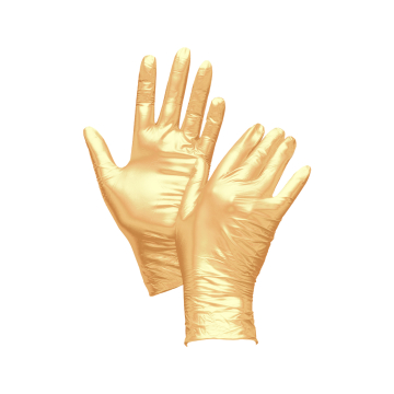 Scatola da 100 guanti Unigloves Fancy Nitrile Oro