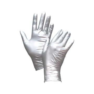 Scatola da 100 guanti Unigloves Fancy Nitrile Argento