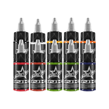 Inchiostro UNISTAR Colours™ - Set base Top 10 x 30 ml (1 oz)