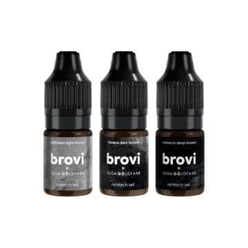 Pigmenti PMU Brovi - RichBtch Set - 3 x 15ml