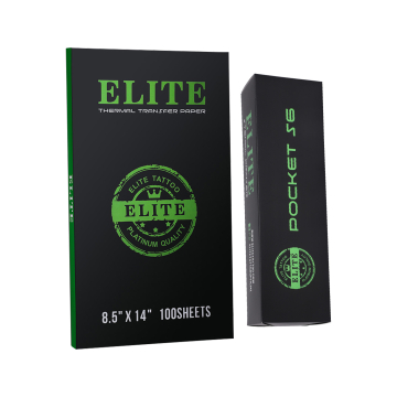 Stampante termica USB Elite Pocket S6 e scatola da 100 carta trasferimento termico Elite (8,5" x 14")