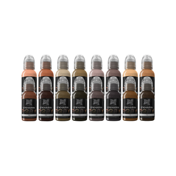 Inchiostro per tatuaggi World Famous Limitless - Sasha O'Kharin RGBY Set - 16x 30 ml