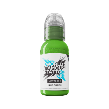 Inchiostro per tatuaggi World Famous Limitless - Lime Green 30 ml