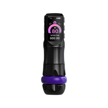Macchina per tatuaggi Wireless OG Inspiration  - Nero Mistico con anelli multi-colore/dimensione - Corse 3,5mm