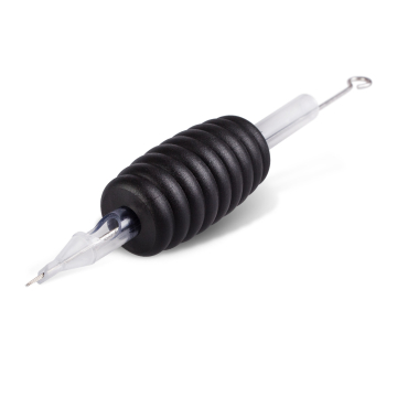 Scatola da 25 Grip e Tip Monouso Killer Ink 19mm Tubo Diamond Pre-Imballati con Aghi Precision 0,35MM Round Shader