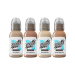 World Famous Limitless Tattoo Ink - Set Skin Tone Santucci - 4x 30 ml
