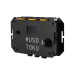 Musotoku doppio alimentatore USB-C - Nero