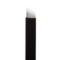 Confezione da 25 Jenn Boyd Ink - Microblade per sopracciglia / Aghi per microblading - 14.18 Inclinazione curva
