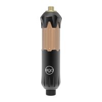 EGO Switch - Macchinetta rotativa V2 in stile penna (Nero/oro)