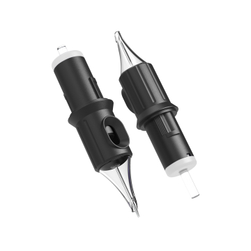 Scatola da 20 Cartucce con Ago Ghost Black - Fine Shader Long Taper