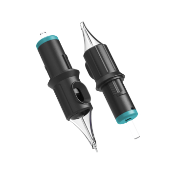 Scatola da 20 Cartucce con Ago Ghost Black - Hollow Liner Long Taper