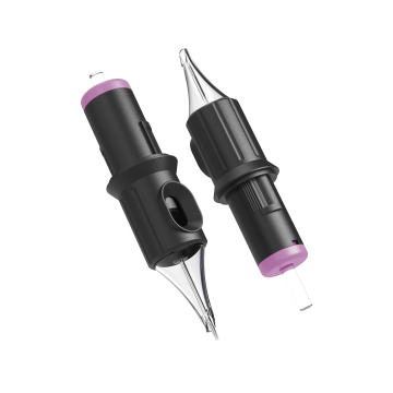 Scatola da 20 Cartucce con Ago Ghost Black - Liner Bugpin Long Taper