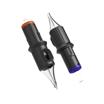 Scatola da 20 Cartucce con Ago Ghost Black - Round Liner Medium Taper