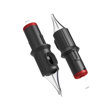 Scatola da 20 Cartucce con Ago Ghost Black - Tight Liners Long Taper