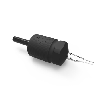 Scatola da 15 Grip/Tubi Monouso 30MM Black N Gold Legacy in Fibra di Carbonio - Round