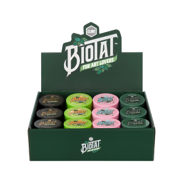 Scatola da 12 assortiti BIOTAT Tattoo Soft Butter 50ml - Espositore Studio