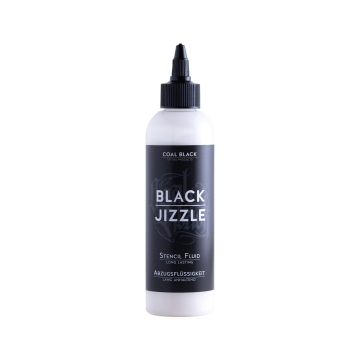 Coal Black - Fluido per Stencil Jizzle Nero 200 ml