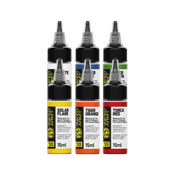 The Inked Army - Tattoo Color -  Set di campioni 6 x 15 ml