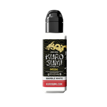 Kuro Sumi Imperial Tattoo Ink - Marble White