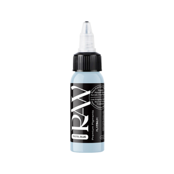Raw Pigments Platinum - Inchiostro per Tatuaggi Pastel Blue - 30ml