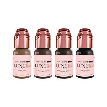 Inchiostro PMU Perma Blend Luxe Lite - Set di 4 flaconi da 15ml