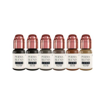 Inchiostro Perma Blend Luxe PMU - Ready, Set, Go Pre-Modified Set 6x15ml