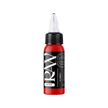 Raw Pigments Platinum - Inchiostro per Tatuaggi Red Rum - 30ml