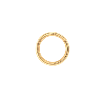 Anello con clicker semplice Tilum in oro 14kt