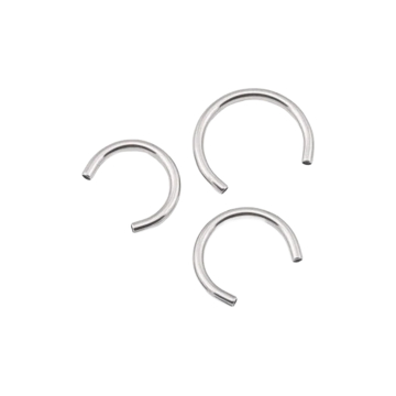 Perno per barbell circolare in titanio Tilum con filettatura interna