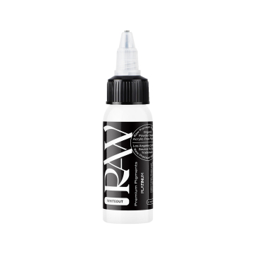 Inchiostro per tatuaggi Raw Pigments Platinum - Whiteout - 30ml