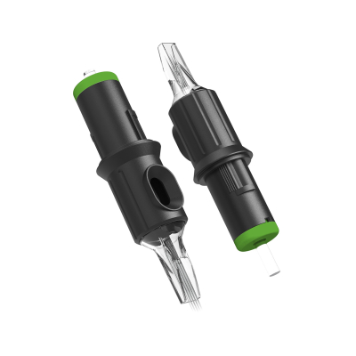 Scatola da 20 Cartucce con Ago Ghost Black - Soft Edge Magnum Bugpin Medium Taper