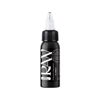 Inchiostro per tatuaggi Raw Pigments Platinum - Light Graywash - 30ml