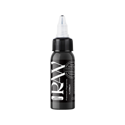 Inchiostro per tatuaggi Raw Pigments Platinum - Light Whitewash - 30ml