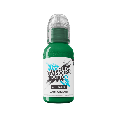 Inchiostro World Famous Limitless Tattoo - Dark Green 2 30 ml