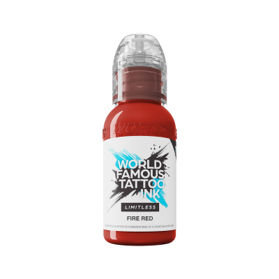 Inchiostro per tatuaggi World Famous Limitless - Fire Red 30 ml