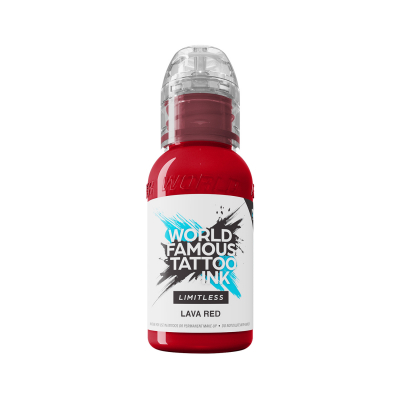 Inchiostro per tatuaggi World Famous Limitless - Lava Red 30 ml